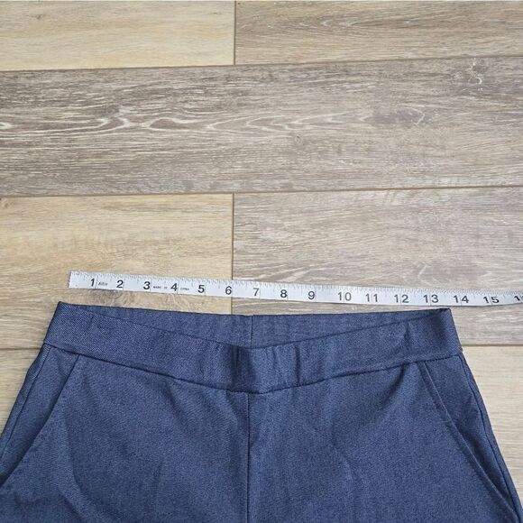 Ciara Sun Woo high waisted stretchy blue jean colored cropped pants xs - Picture 7 of 10